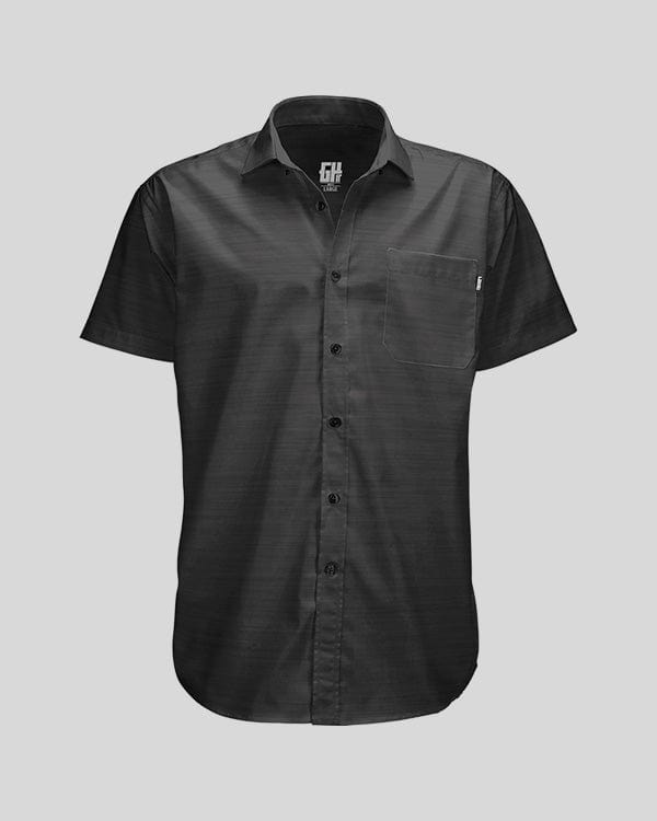 Dark Heather Button Down - Greater Half