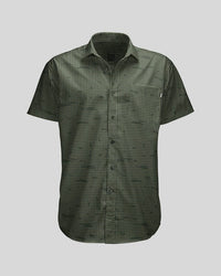 Thumbnail for Desert Night Camo Button Down Button Down Greater Half S Green