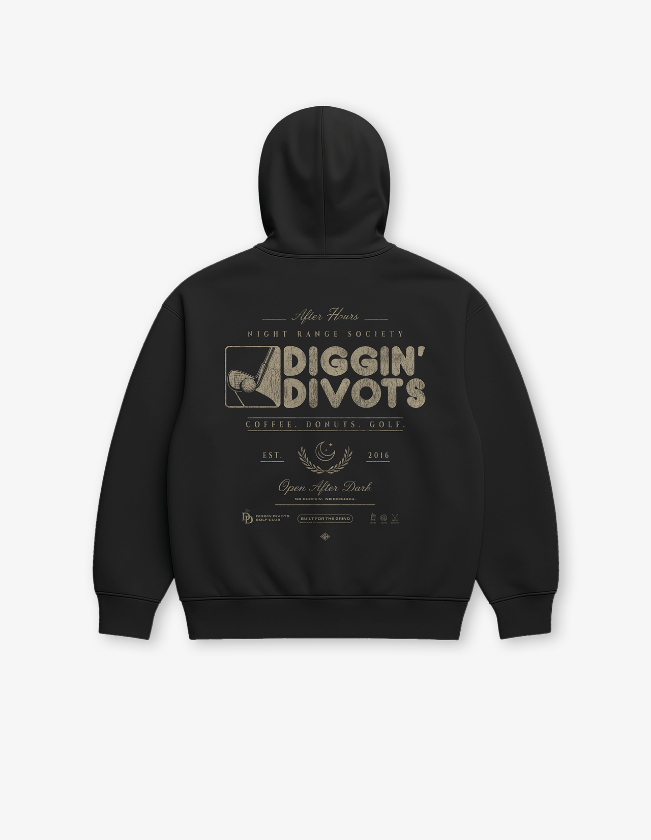 After Hours Vintage Black Oversized Fleece Hoodie Heavyweight Fleece Hoodie Greater Half