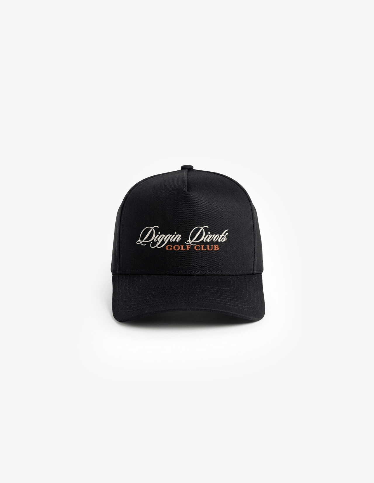 Diggin Divots Golf Club Script Embroidered Frame Cap