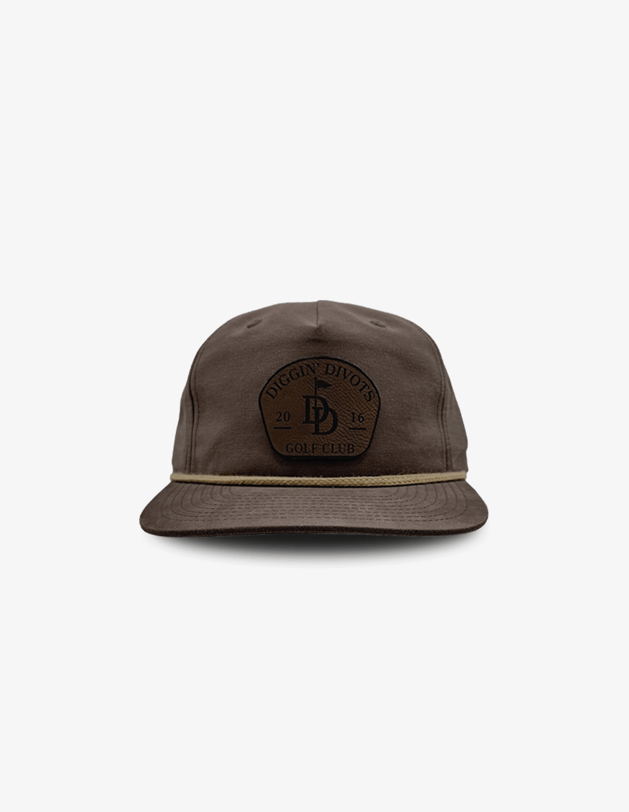 Diggin Divots Golf Club Leather Patch Snapback