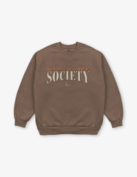 Thumbnail for Night Range Society Vintage Latte Crewneck Heavyweight Fleece Crewneck Greater Half
