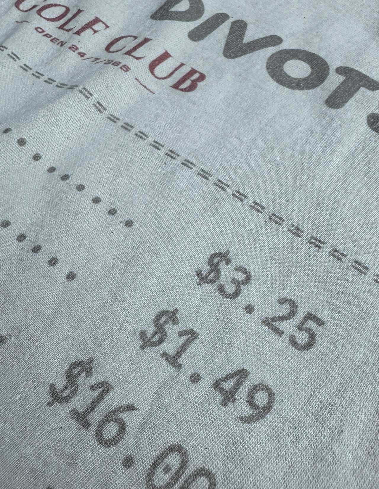 Diggin Divots Receipt T-Shirt T-Shirt Greater Half