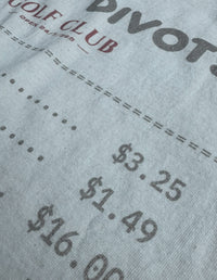 Thumbnail for Diggin Divots Receipt T-Shirt T-Shirt Greater Half