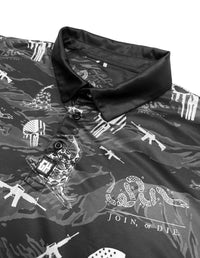 Thumbnail for Don't Tread On Me Polo Golf Polo Greater Half