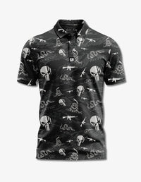 Thumbnail for Don't Tread On Me Polo Golf Polo Greater Half S