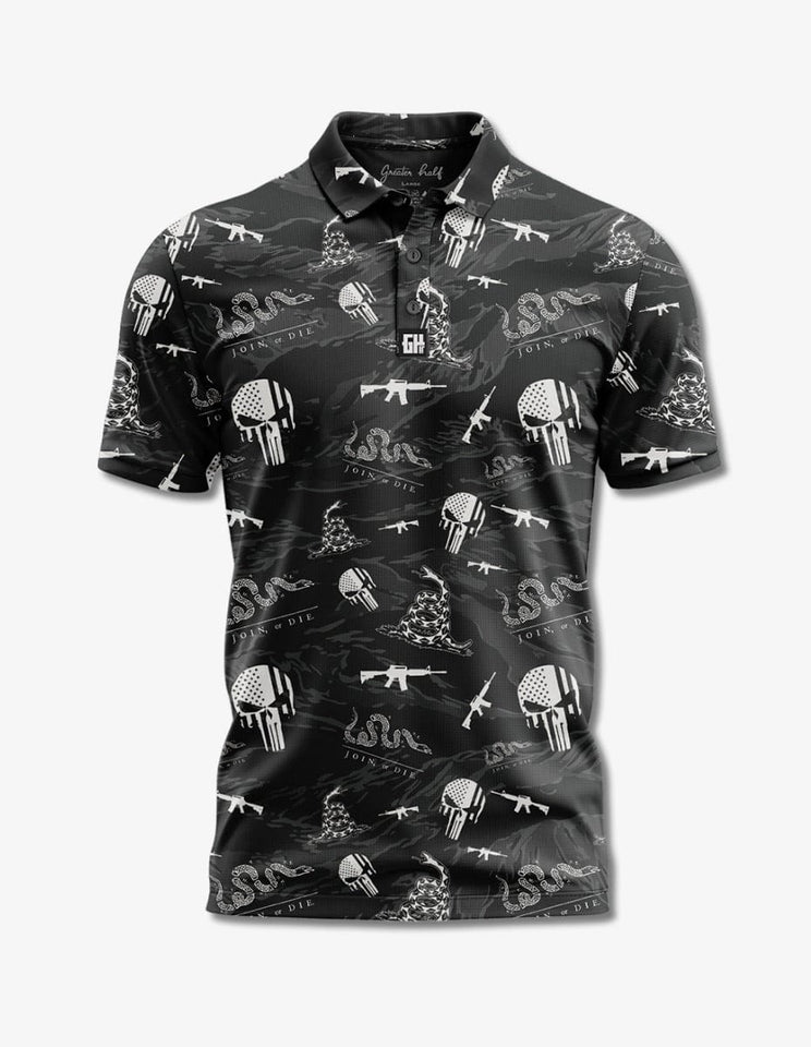 Don't Tread On Me Golf Polo – Greater Half