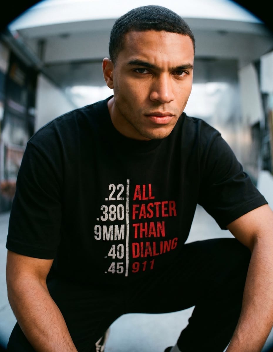 Faster Than Dialing 911 T-Shirt Greater Half