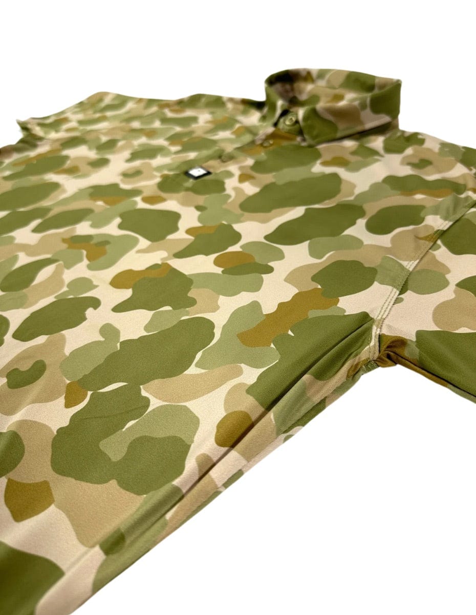 Frog Camo Polo Golf Polo Greater Half