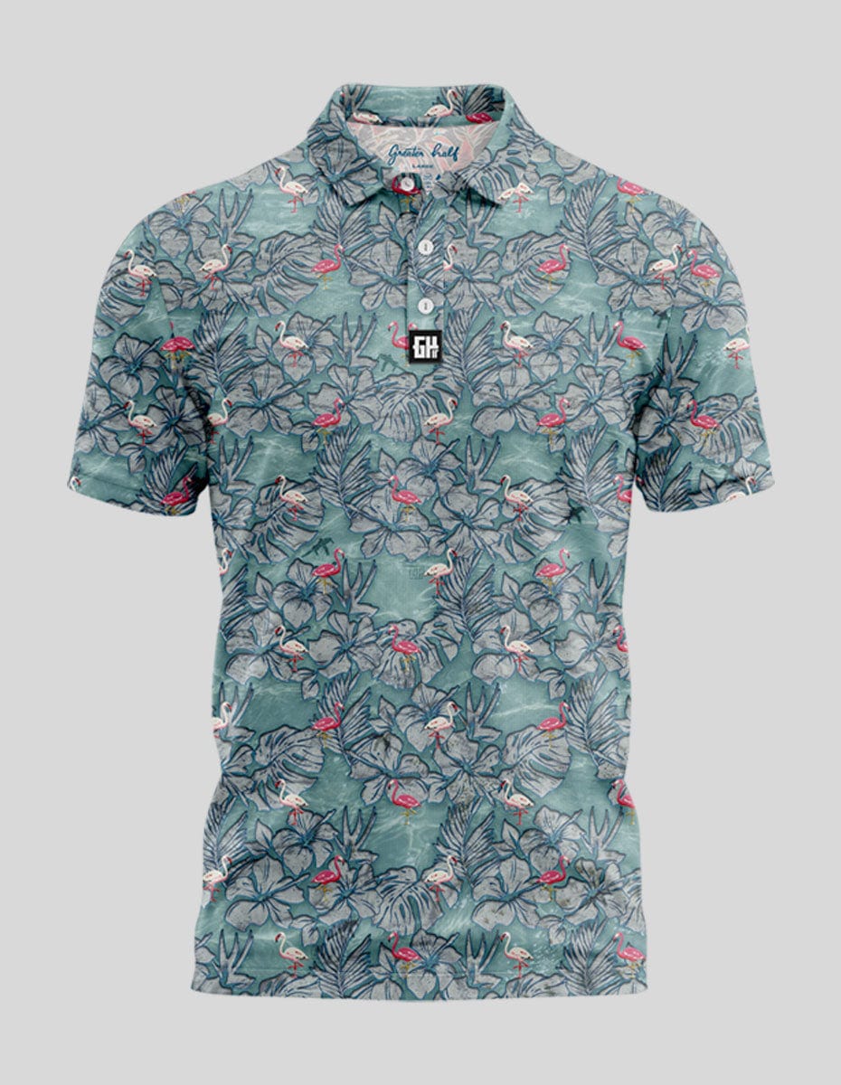 Mingos Polo Golf Polo Greater Half S Light Blue