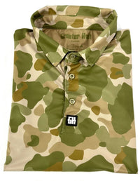 Thumbnail for Frog Camo Polo Golf Polo Greater Half