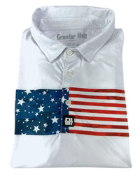 Thumbnail for Camo Flag Polo Golf Polo Greater Half