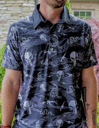Thumbnail for Don't Tread On Me Polo Golf Polo Greater Half