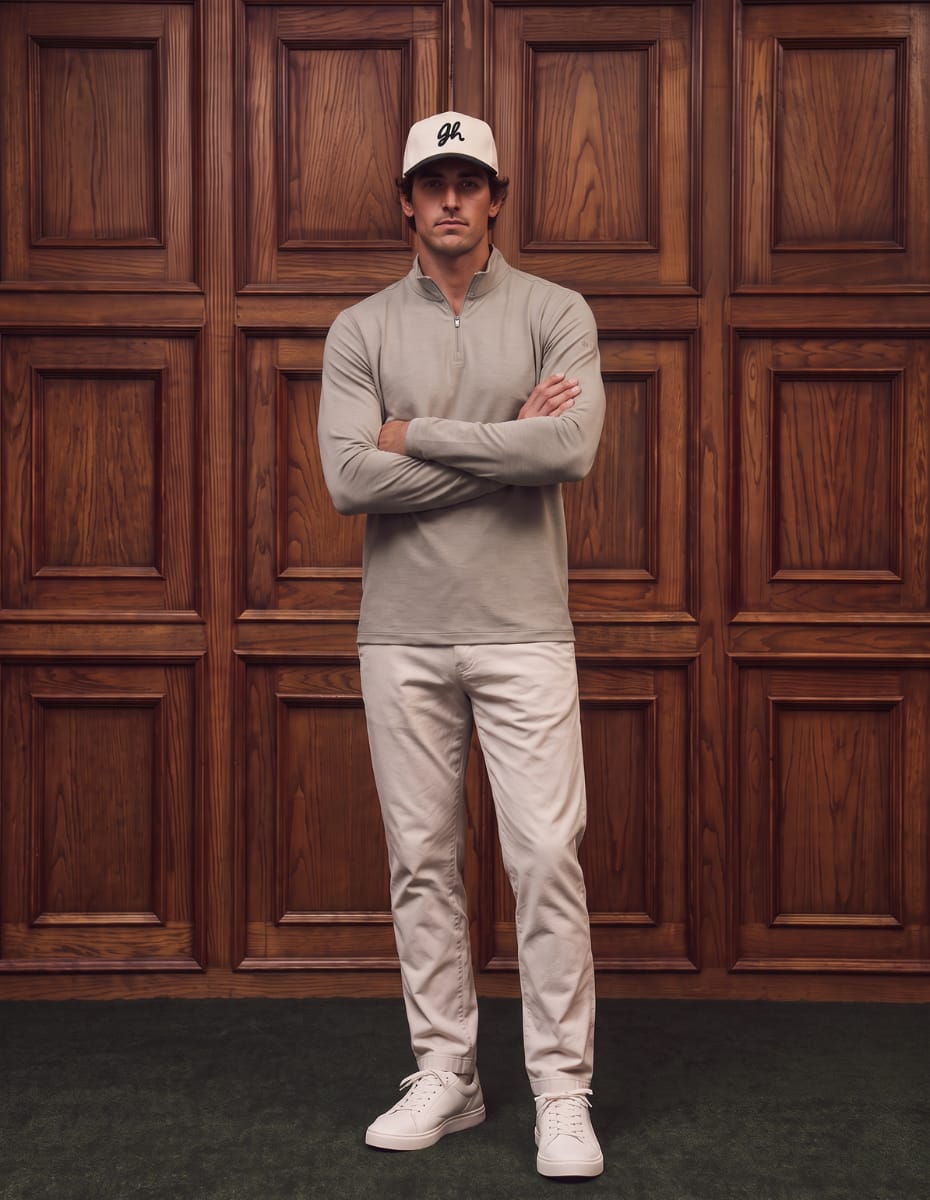 Heathered Quarter Zip