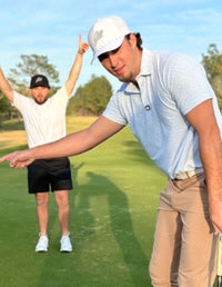 Thumbnail for White Paisley Polo Golf Polo Greater Half
