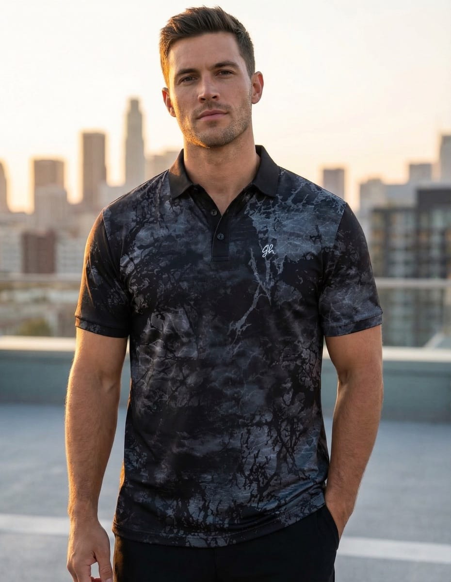 Black Havoc Polo Golf Polo Greater Half