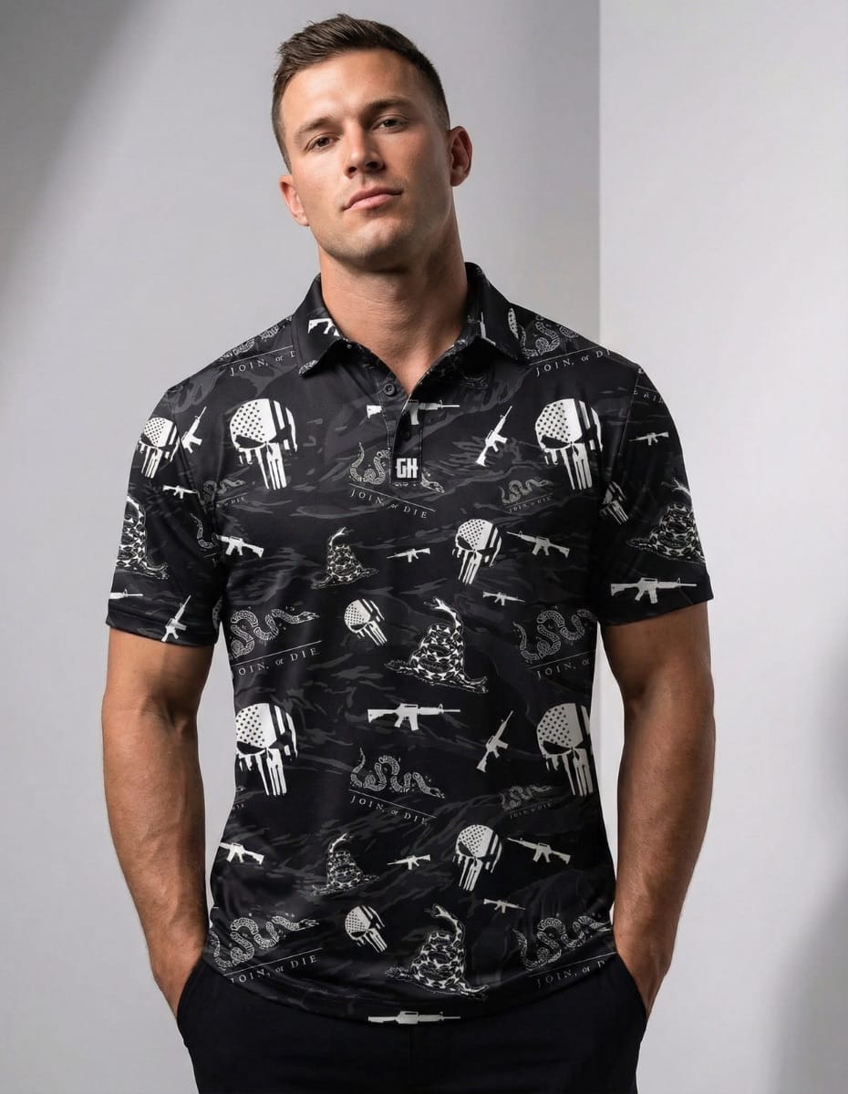 Don't Tread On Me Polo Golf Polo Greater Half