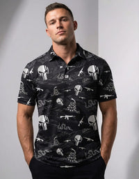 Thumbnail for Don't Tread On Me Polo Golf Polo Greater Half