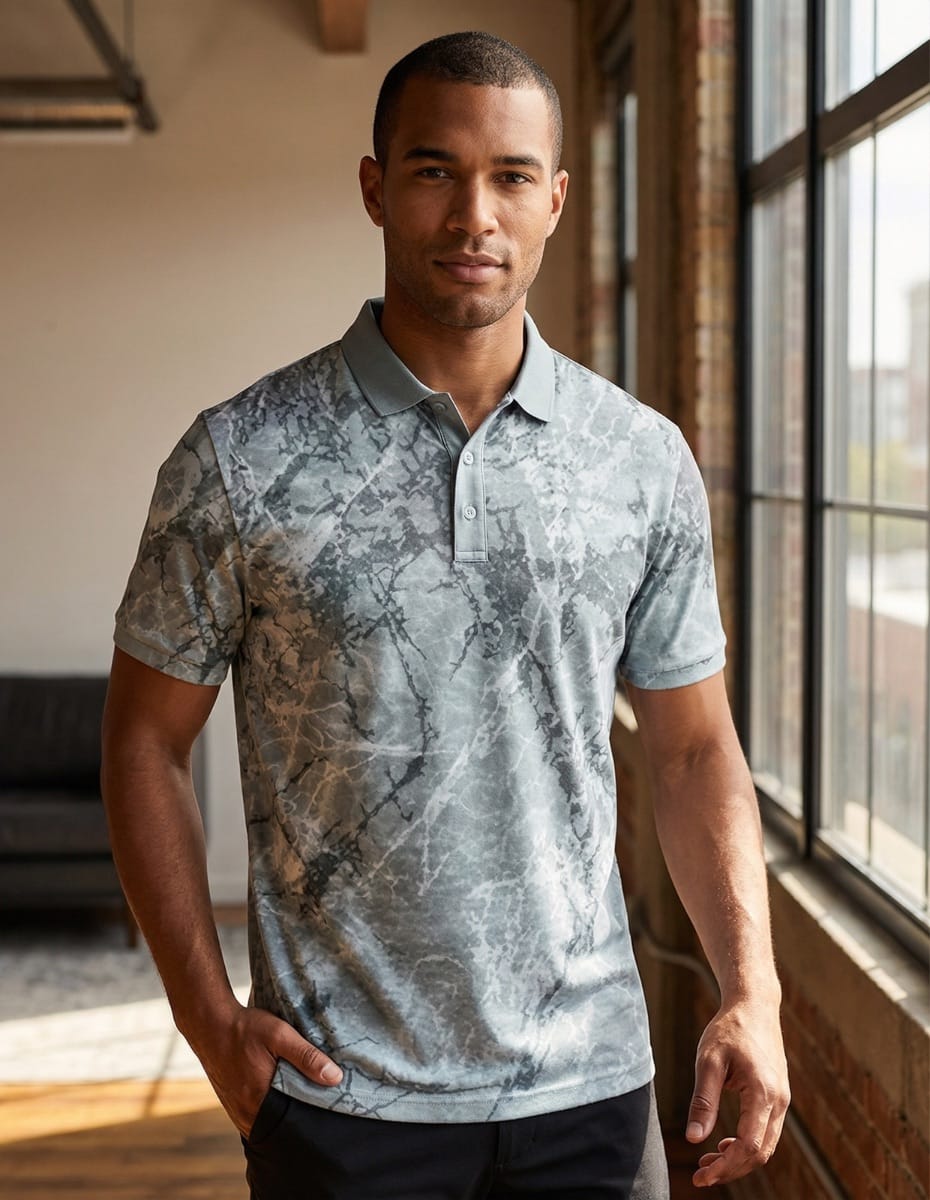 Light Blue Havoc Polo Golf Polo Greater Half