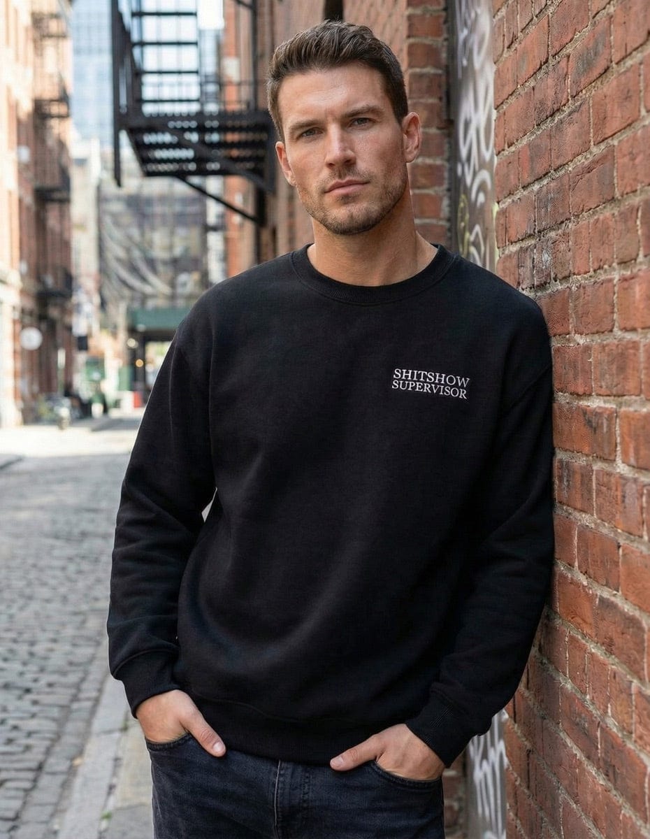 Shitshow Supervisor Fleece Crewneck