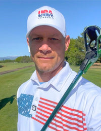 Thumbnail for Camo Flag Polo Golf Polo Greater Half