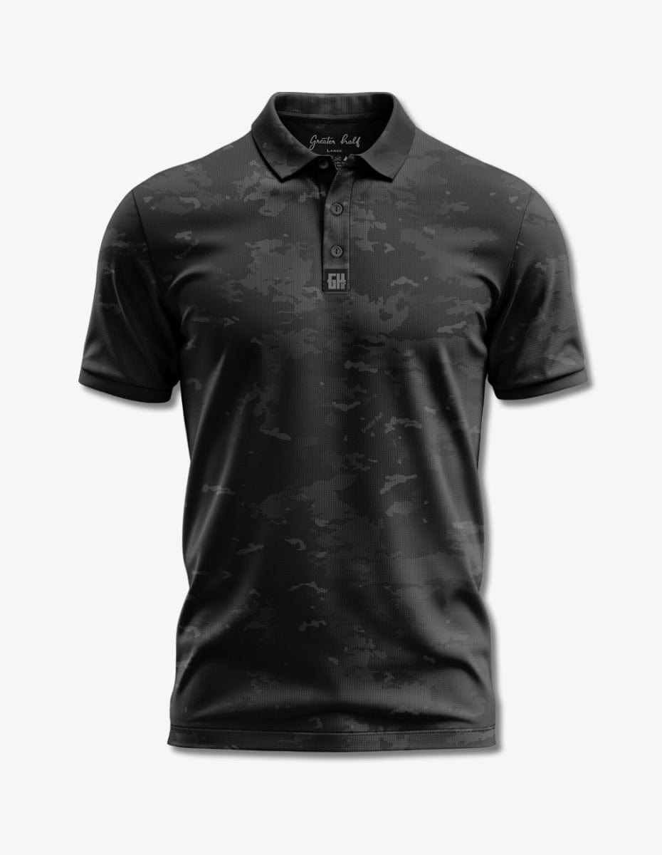 Grey Camo Polo Golf Polo Greater Half S Black