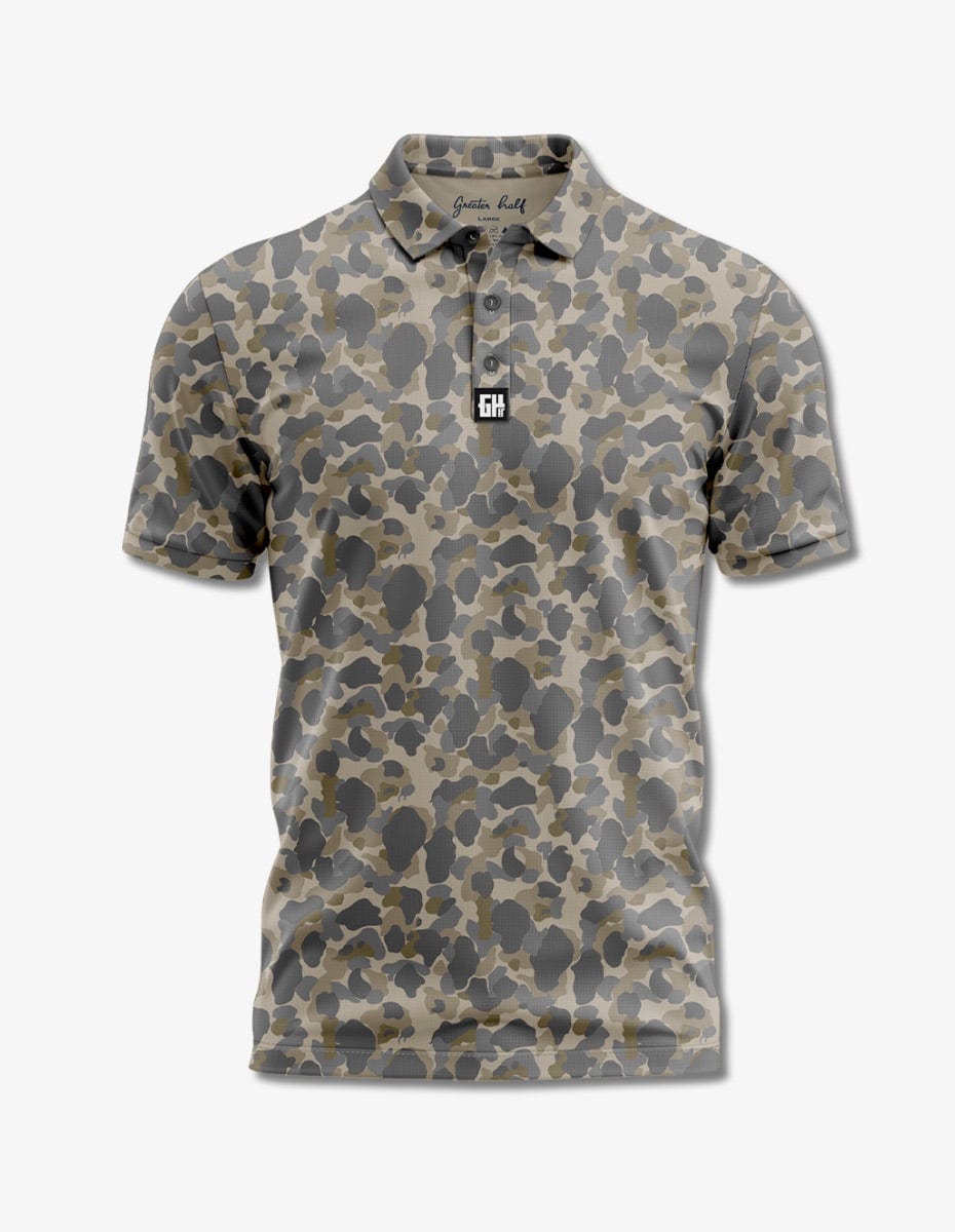 Frog Camo Polo Golf Polo Greater Half