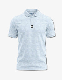 Thumbnail for White Paisley Polo Golf Polo Greater Half