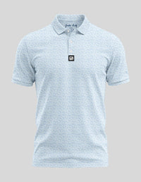 Thumbnail for White Paisley Polo Golf Polo Greater Half S