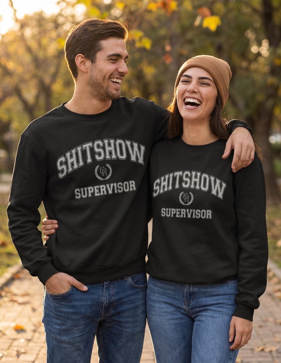 Shitshow Supervisor Fleece Crewneck Heavyweight Fleece Crewneck Greater Half