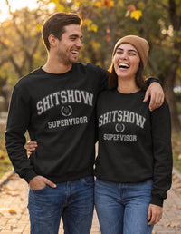 Thumbnail for Shitshow Supervisor Fleece Crewneck Heavyweight Fleece Crewneck Greater Half