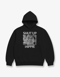 Thumbnail for Shut Up Hippie Hoodie Graphic Fleece Hoodie Greater Half
