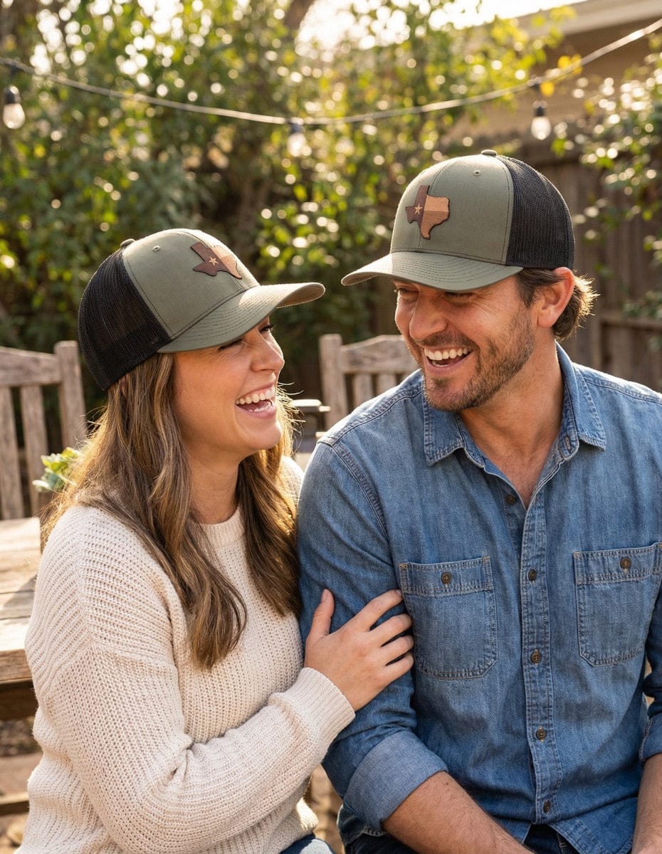 Texas Leather Patch Hat