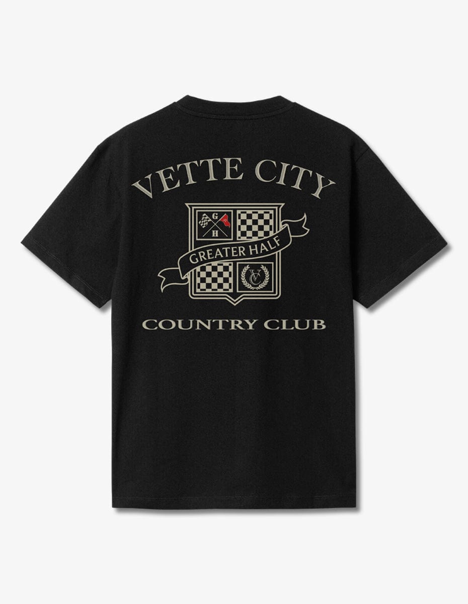 Vette City Crest T-Shirt T-Shirt Greater Half S