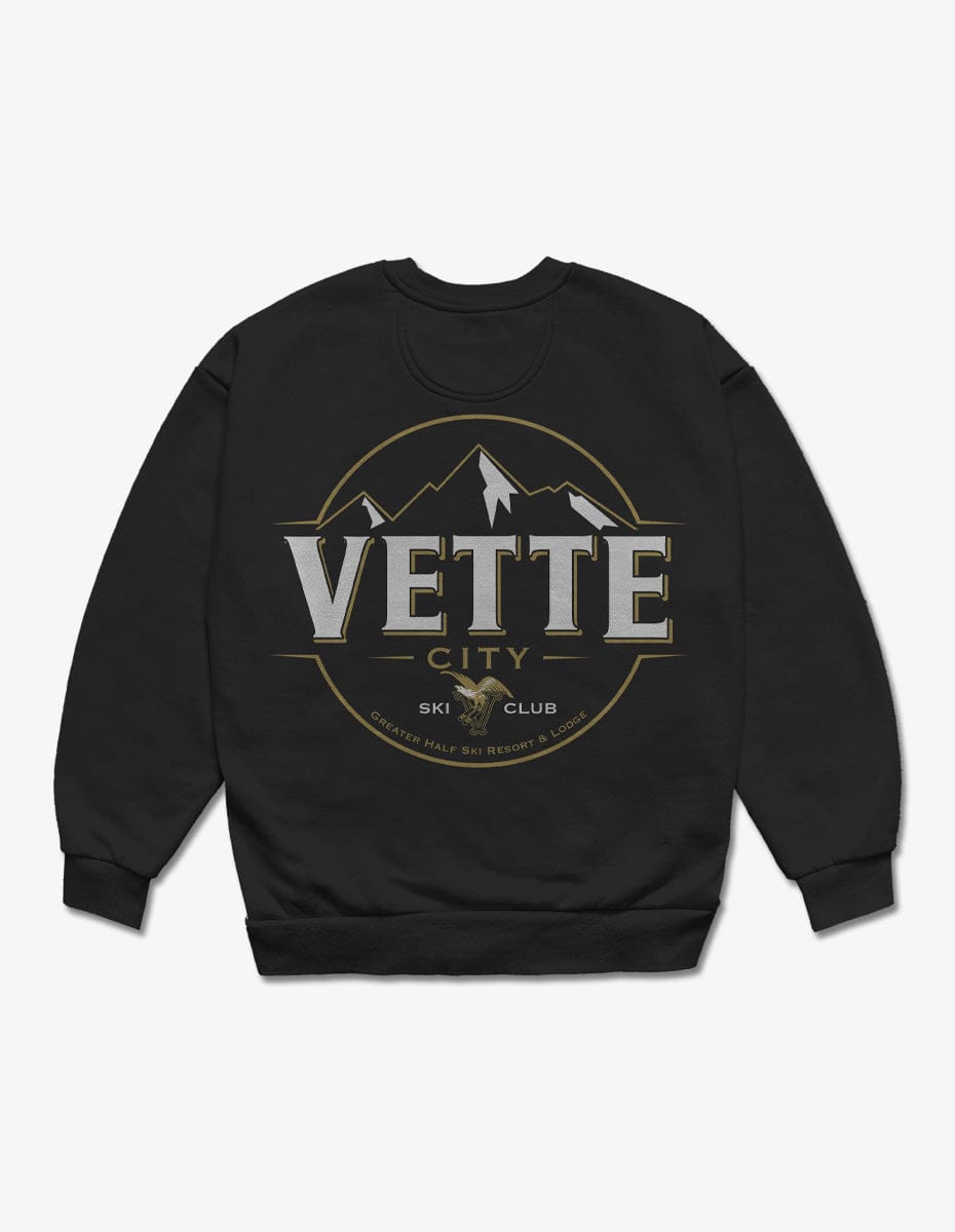 Vette City Ski Club Fleece Crewneck
