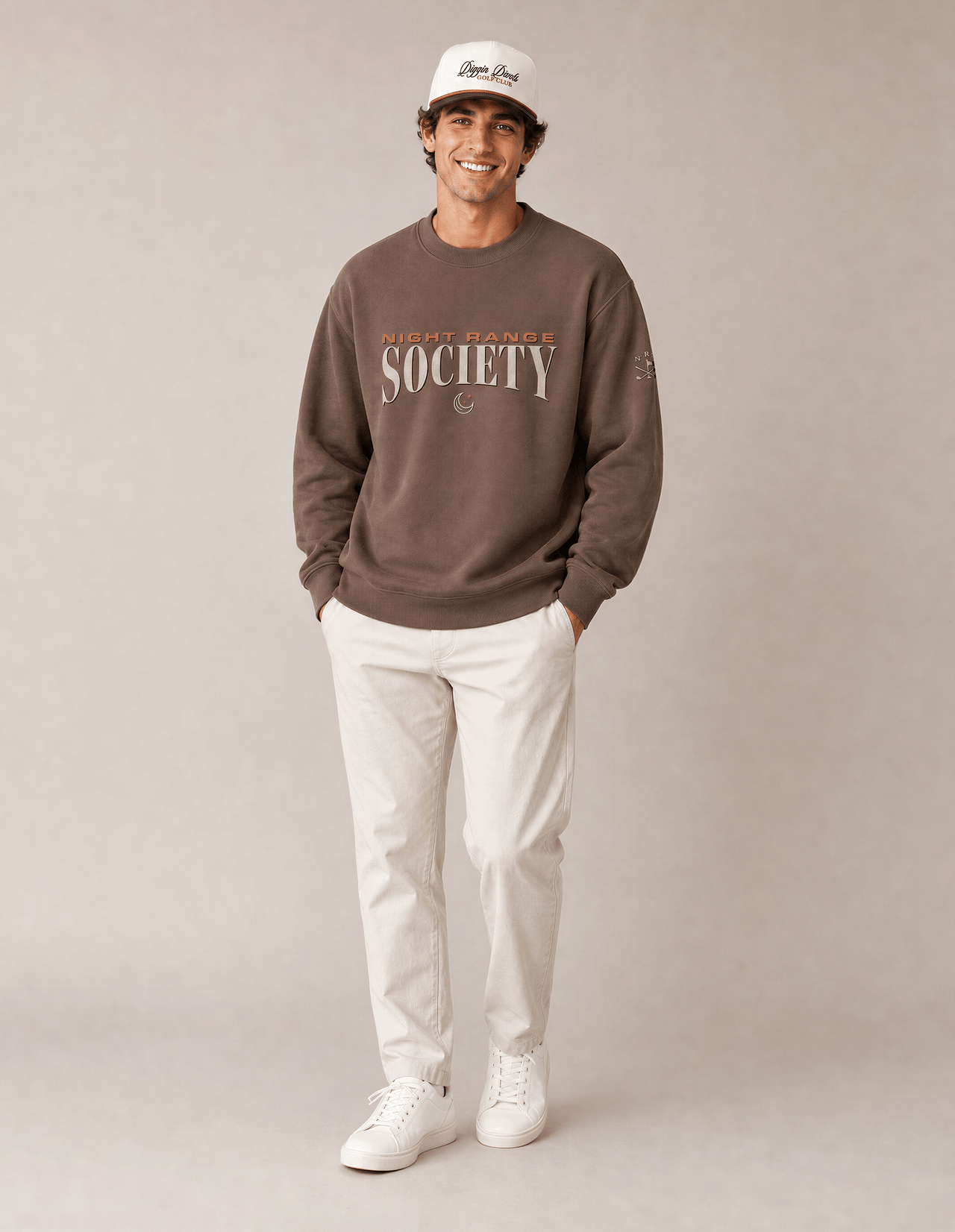 Night Range Society Oversized Crewneck