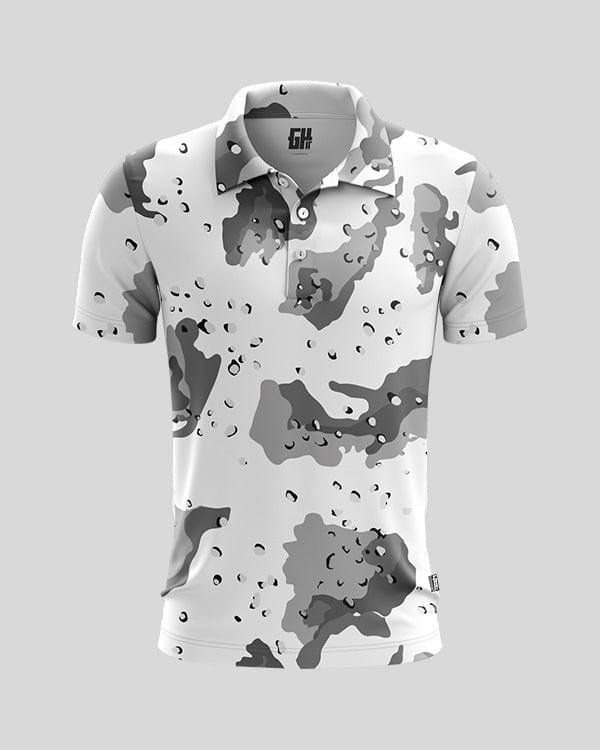 Chocolate Chip Polo Golf Polo Greater Half S White