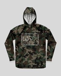 Thumbnail for Join Or Die Woodland Camo (Flat Hem) Apex Hoodie Apex Hoodie Greater Half S