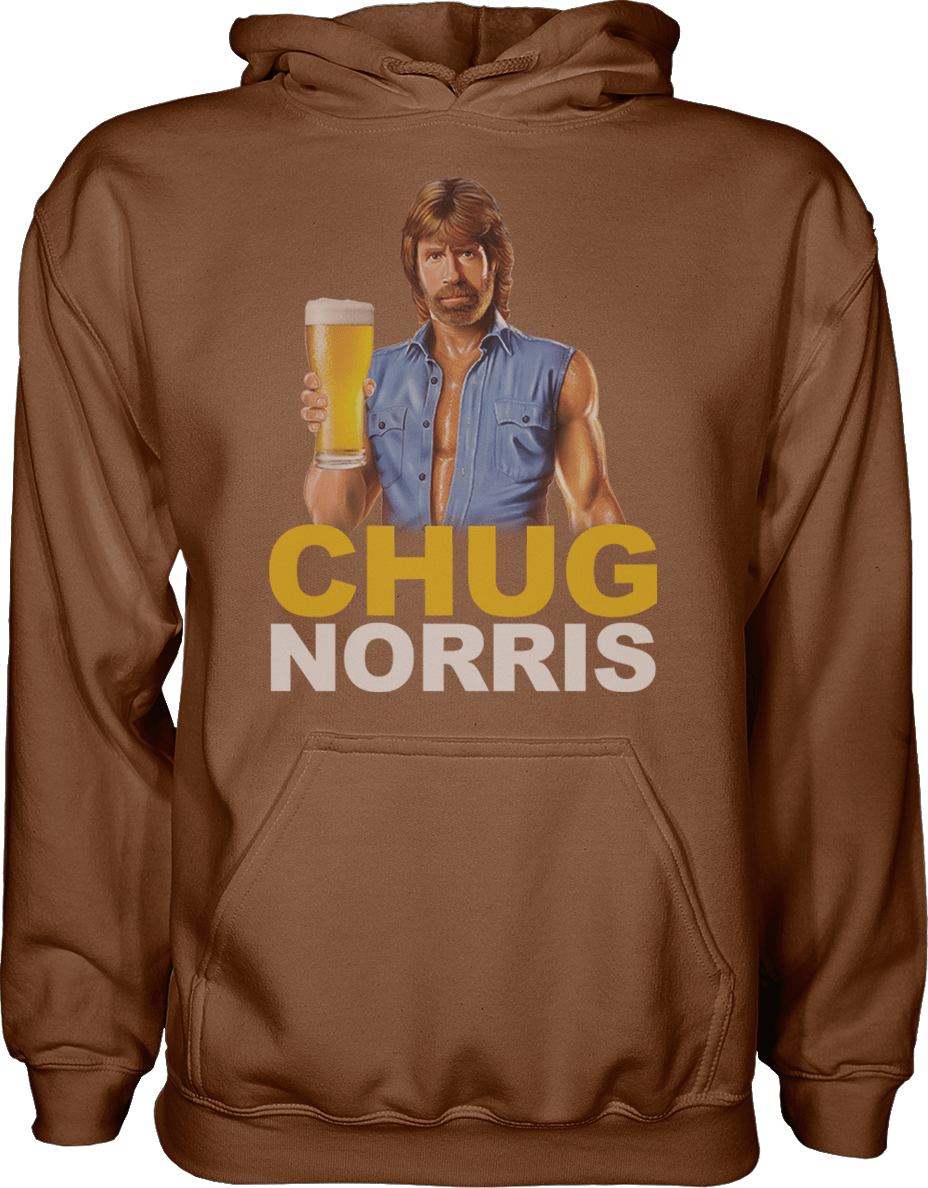 Chug Norris Hoodie - Greater Half