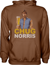 Thumbnail for Chug Norris Hoodie - Greater Half