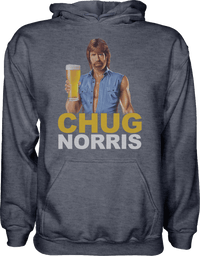 Thumbnail for Chug Norris Hoodie - Greater Half