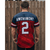 Thumbnail for Patriotic America Baseball Jersey - Greater Half