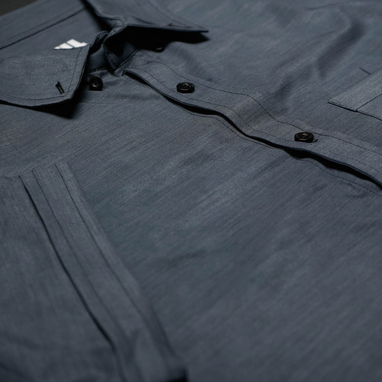 Dark Heather Button Down - Greater Half