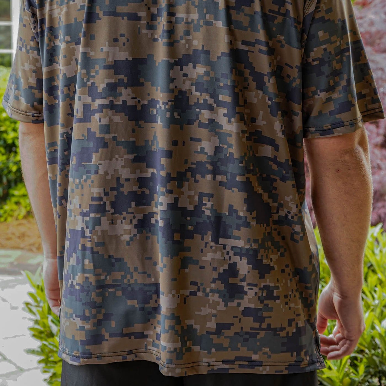 Woodland Digital Camo - Size S ONLY Golf Polo Greater Half