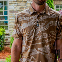 Thumbnail for Desert Tiger - Size S ONLY Golf Polo Greater Half