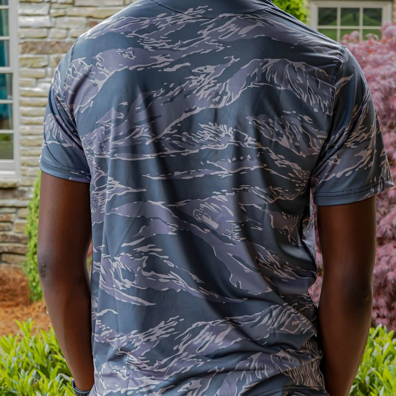 Tiger Camo - Size S ONLY Golf Polo Greater Half