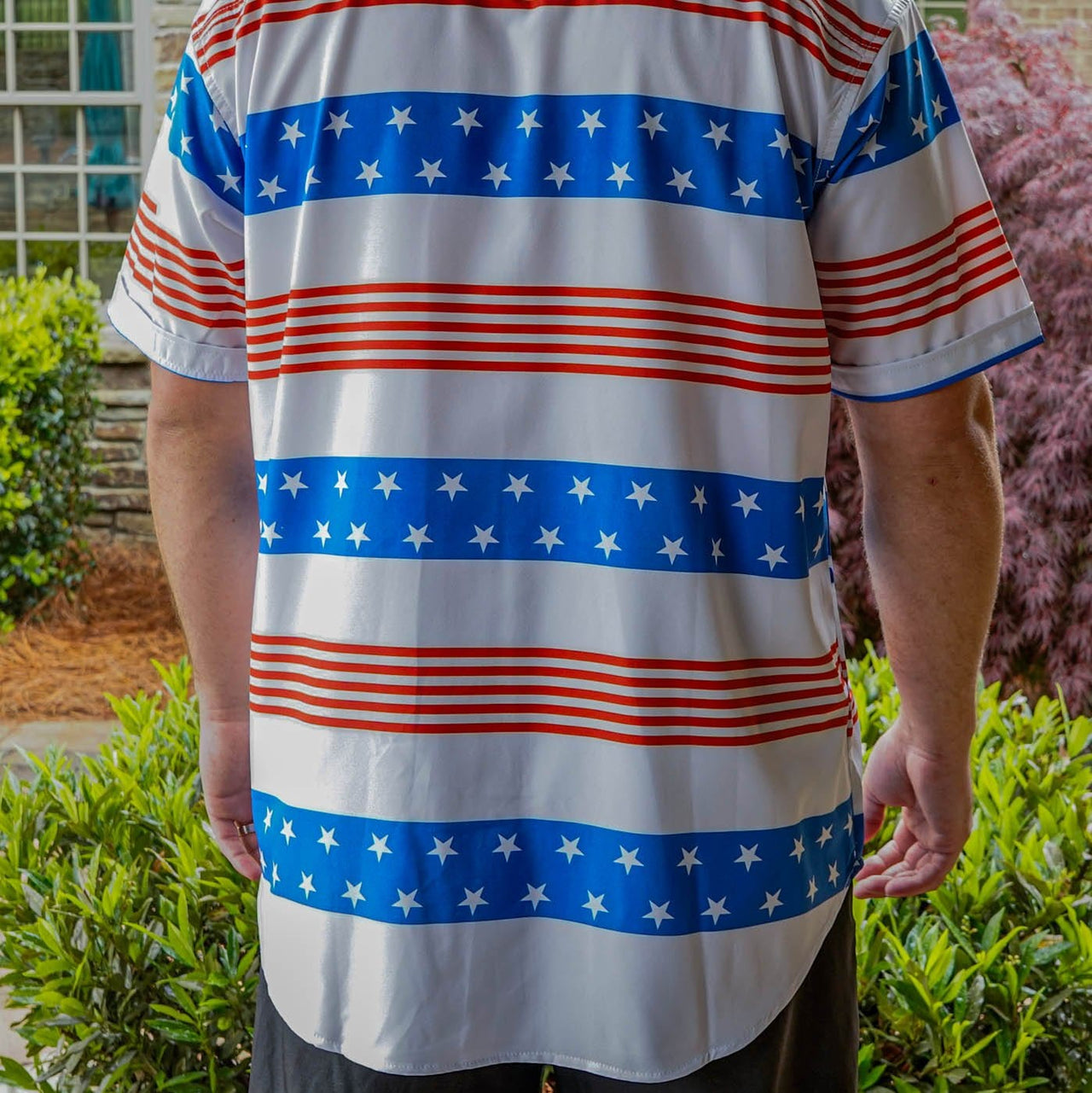 Stripes of Glory Button Down - Size S, 3XL, 4XL ONLY Button Down Greater Half