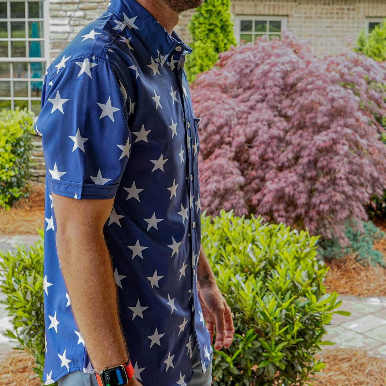 Star Spangled Button Down - Greater Half