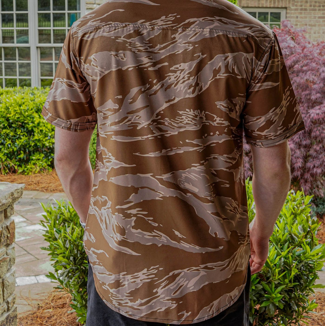 Desert Tiger Camo Button Down - Greater Half