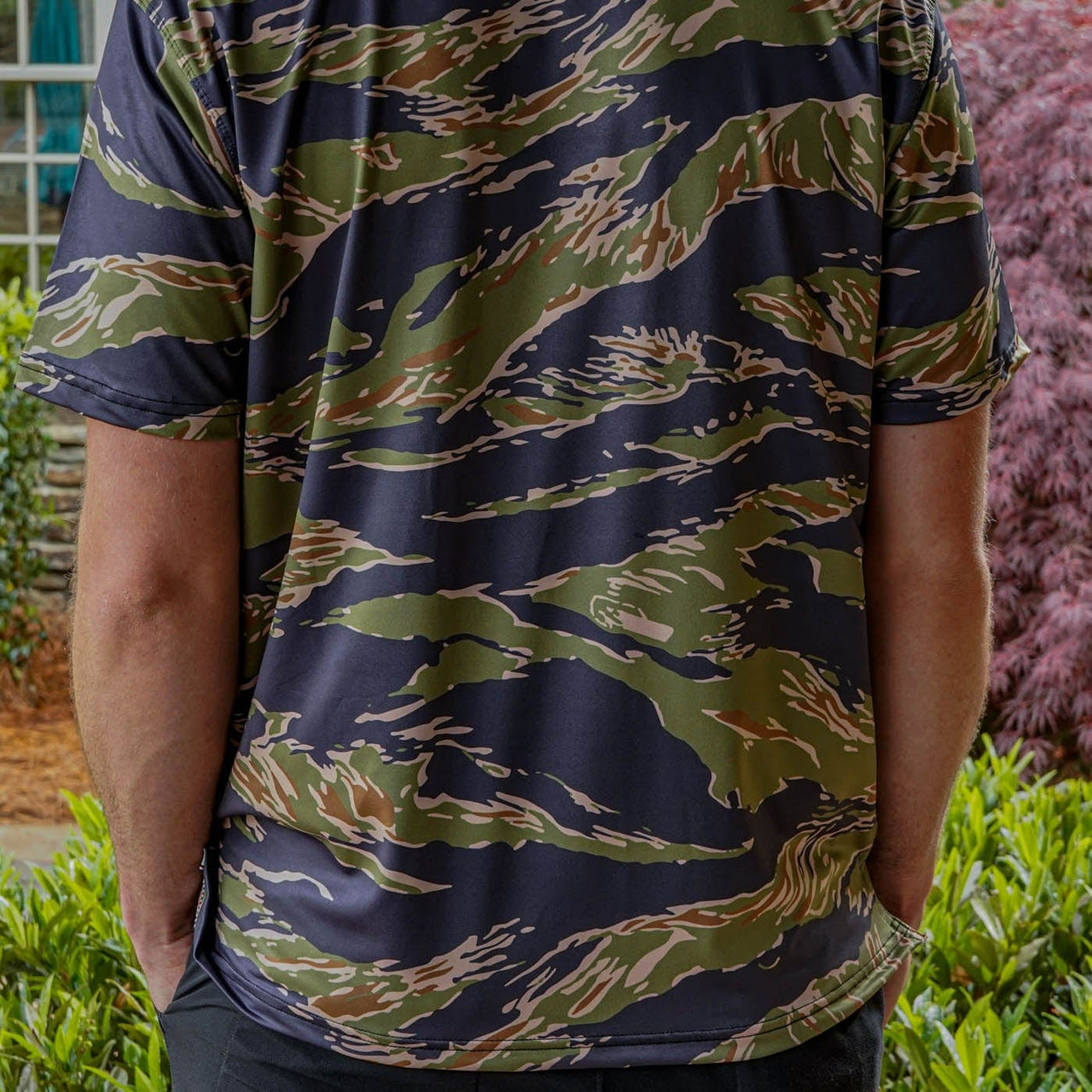 Jungle Tiger - Size S, M ONLY Golf Polo Greater Half